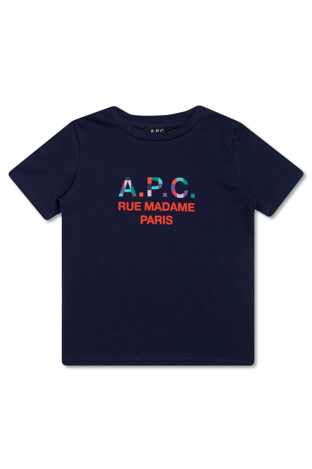 A.P.C. Kids draped tie detail shirt