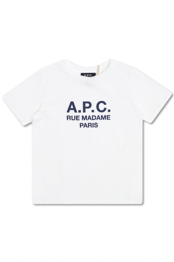 A.P.C. Kids Victoria Victoria Beckham metallic long-sleeved adidas shirt