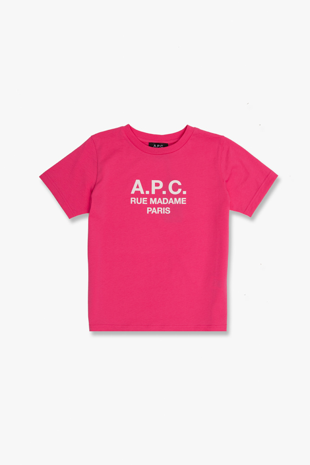 A.P.C. Kids People Tree T-shirt van organisch katoen met print van wilde bloemen