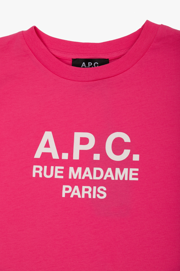 A.P.C. Kids s Crossed Crocodiles Growl cycling T-shirt