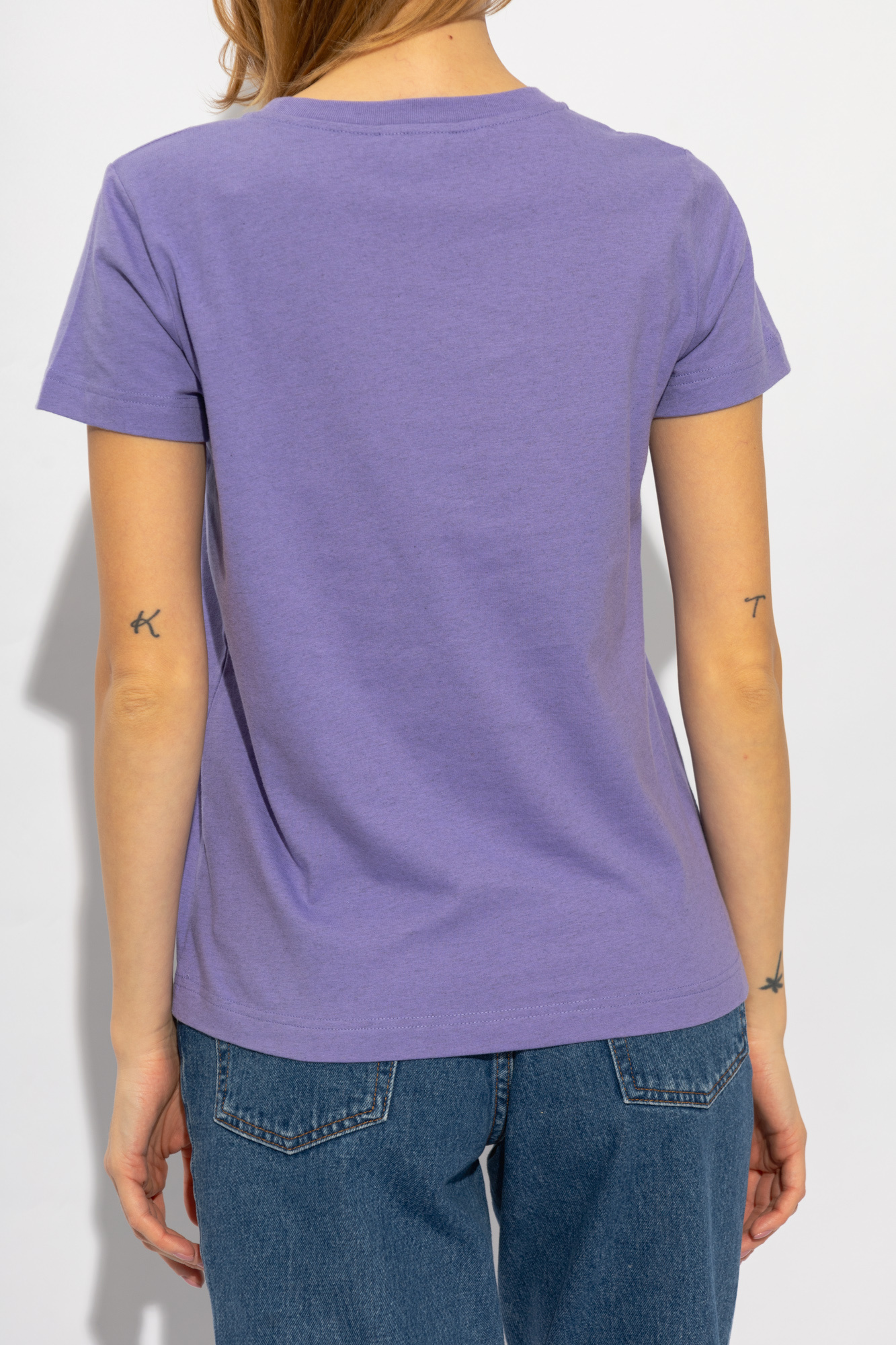 A.P.C. ‘Overdye’ T-shirt with logo