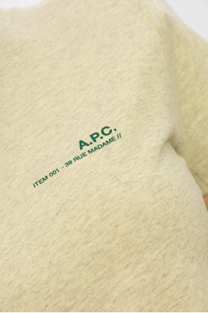 A.P.C. ‘Overdye’ T-shirt with logo
