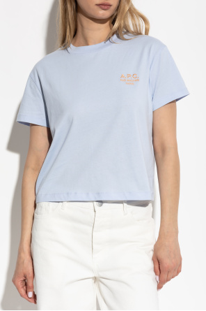 A.P.C. T-shirt with embroidered logo