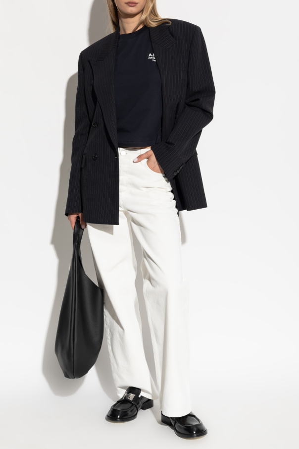 A.P.C. T-Shirt mit gesticktem Logo