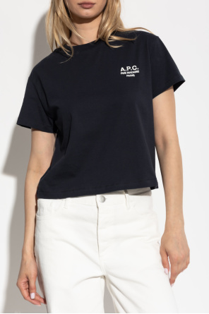 A.P.C. T-Shirt mit gesticktem Logo