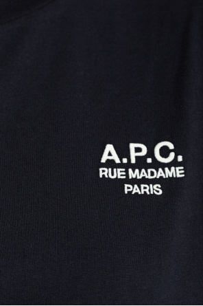 A.P.C. T-Shirt mit gesticktem Logo