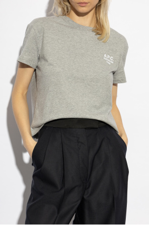 A.P.C. Cotton T-shirt with logo