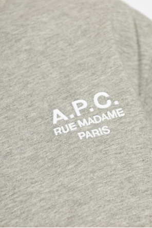 A.P.C. Cotton T-shirt with logo