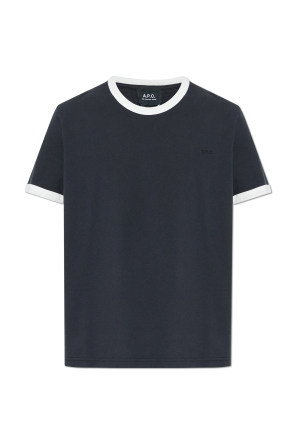 T-shirt with embroidered logo