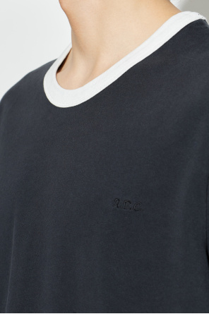 A.P.C. T-shirt with embroidered logo