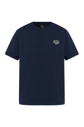T-shirt with embroidered logo od A.P.C.