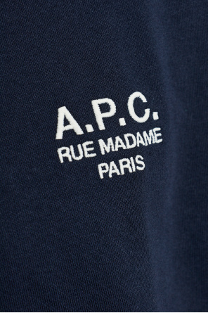 A.P.C. T-shirt z wyszytym logo