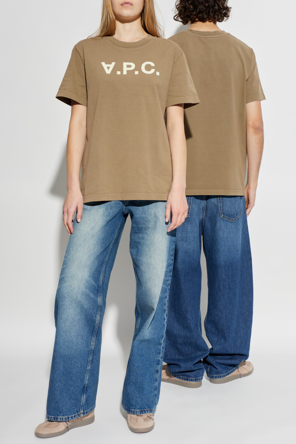 A.P.C. Camiseta con logo