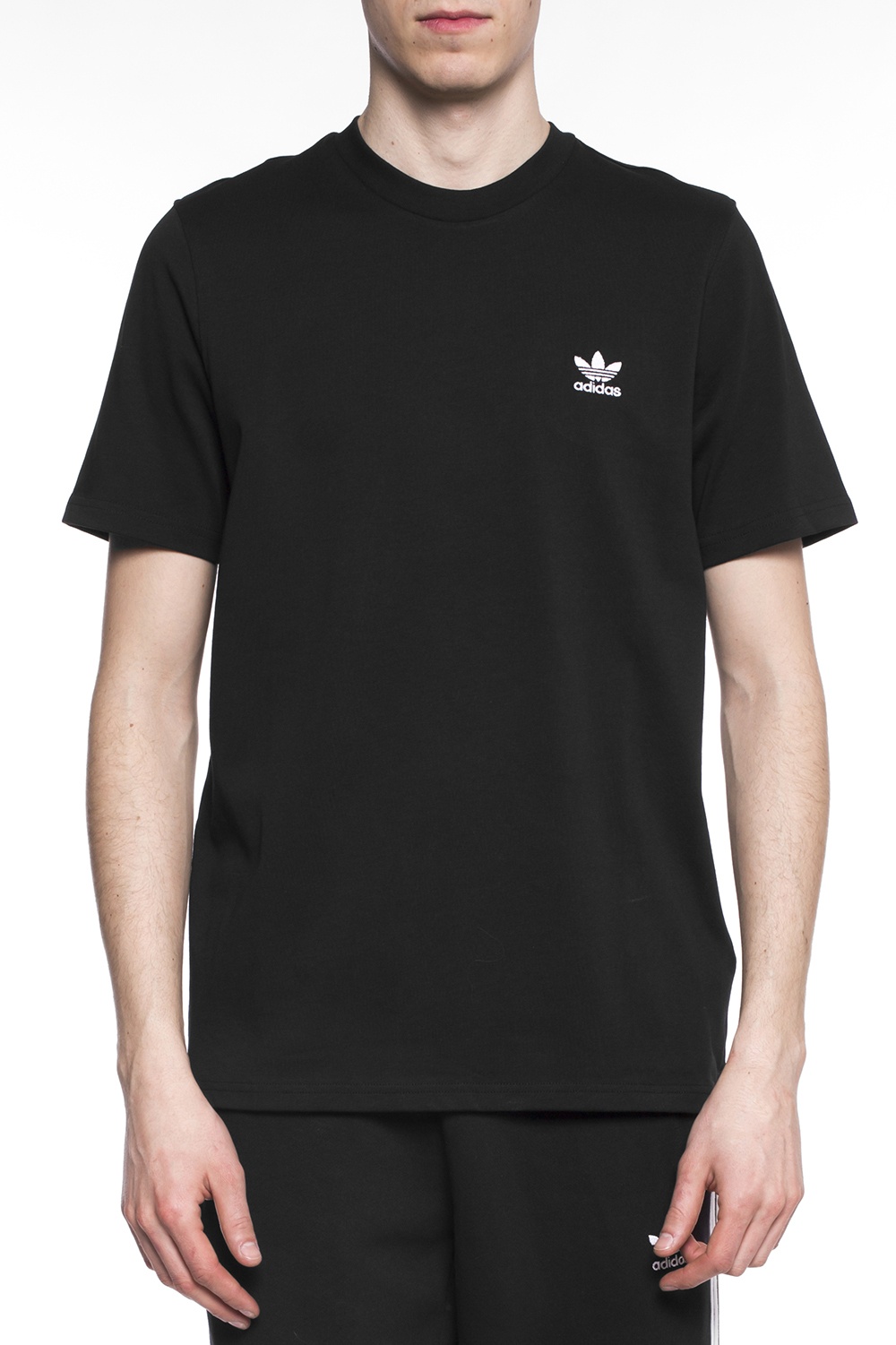 surfen viel bedelaar Black Logo-stitched T-shirt ADIDAS Originals - Vitkac France