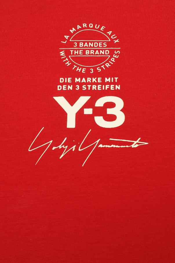 Logo Printed T Shirt Y 3 Yohji Yamamoto Vitkac Hk