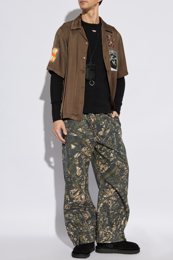 Diesel T-shirt D-RIBBER-LS-N