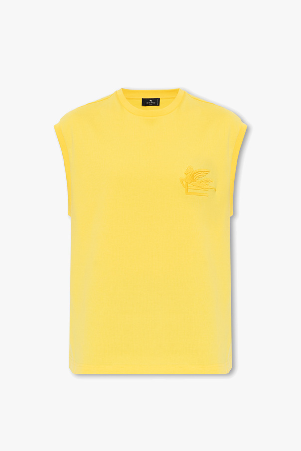 Etro T-shirt Basique Col V Coton