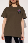 Etro T-shirt z naszywką