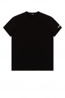 Balmain Cropped-T-Shirt mit Logo-Print Rosa