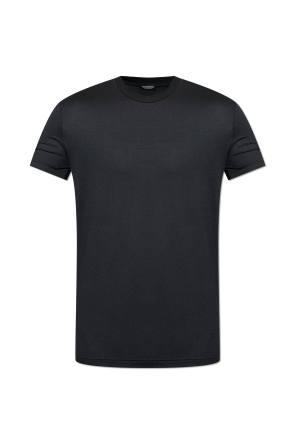 Camiseta lencera con cuello redondo