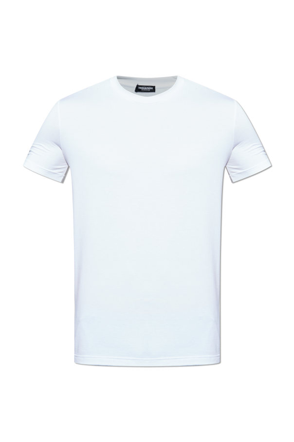 Lingerie-style T-shirt with a round neckline od Dsquared2