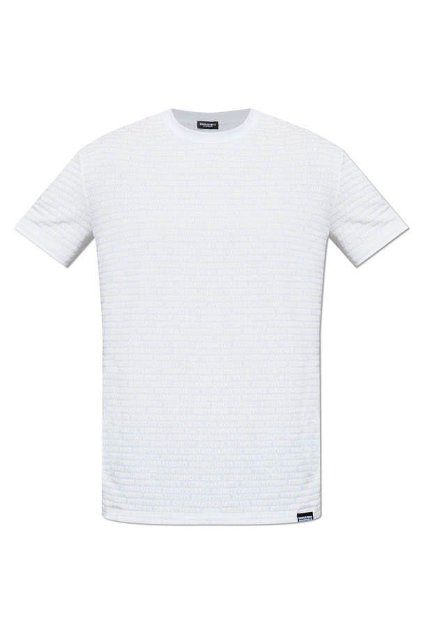 Underwear T-shirt with monogram od Dsquared2