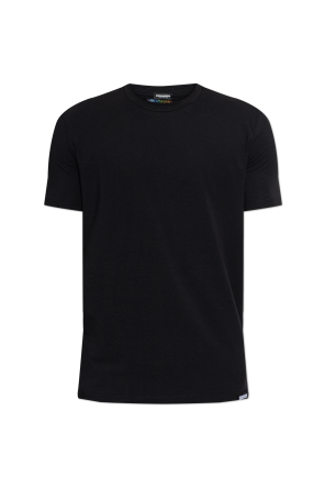 Underwear T-shirt with a round neckline
