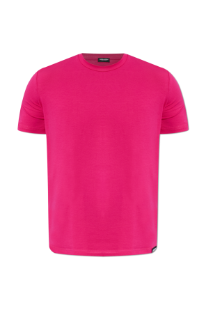 Underwear T-shirt with a round neckline