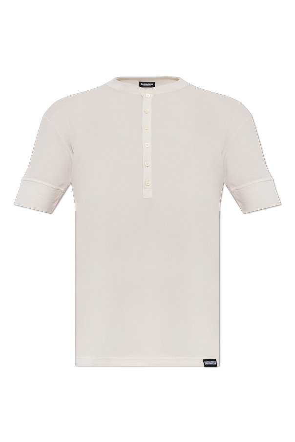 Dsquared2 Wełniany t-shirt bieliźniany