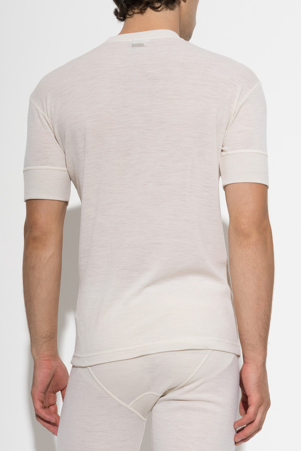 Dsquared2 Wełniany t-shirt bieliźniany