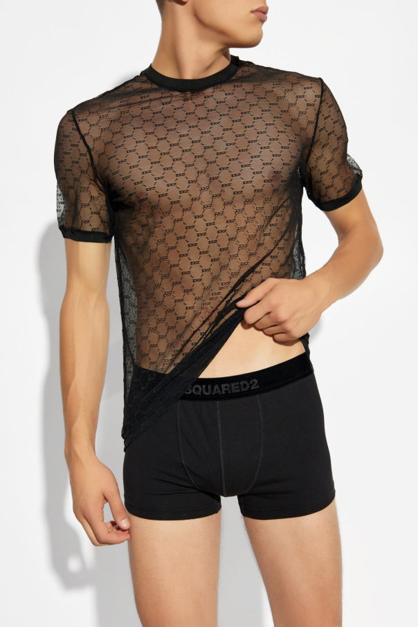 Dsquared2 Lace lingerie t-shirt