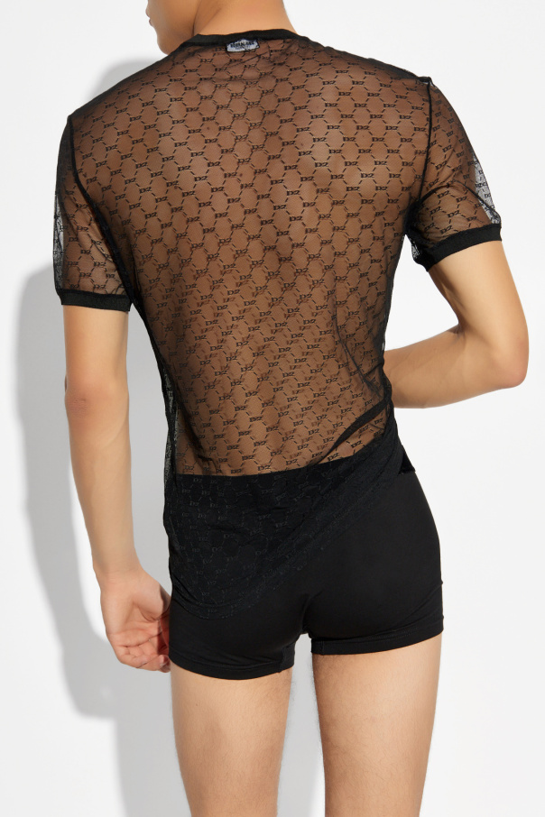 Dsquared2 Lace lingerie t-shirt