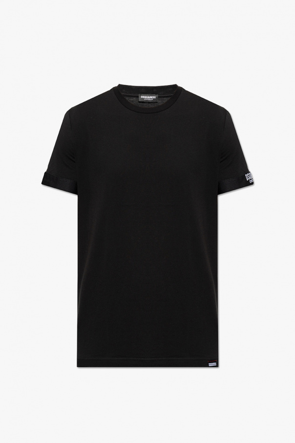 Dsquared2 T-shirt Crew with logo patch