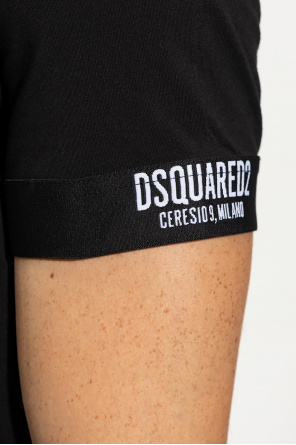 Dsquared2 Fabiana Filippi textured cotton T-shirt