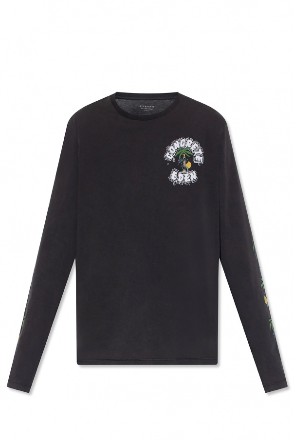 AllSaints ‘Damnation’ T-shirt with long sleeves