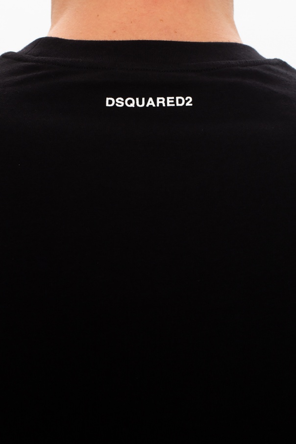 Dsquared2 T-shirt z okrągłym dekoltem