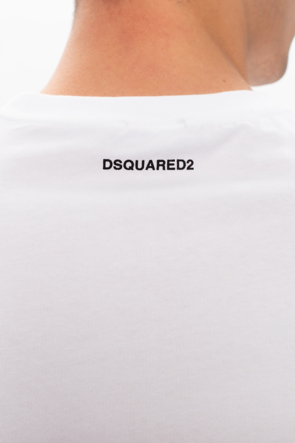 Dsquared2 T-shirt z okrągłym dekoltem