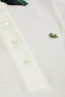 LACOSTE RUNWAY cream Polo with logo