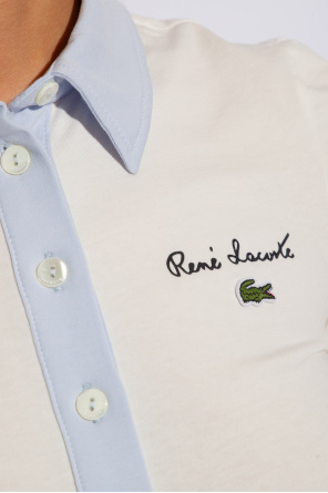 Lacoste polo shorts shirt with logo