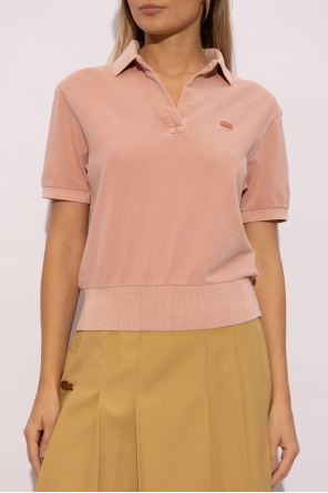 Lacoste Lee Mathews fine-knit polo shirt