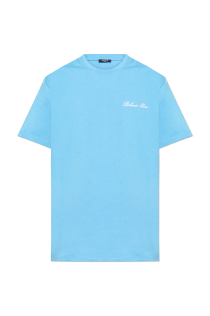 T-shirt with embroidered logo