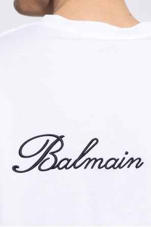 Balmain T-shirt with embroidered logo