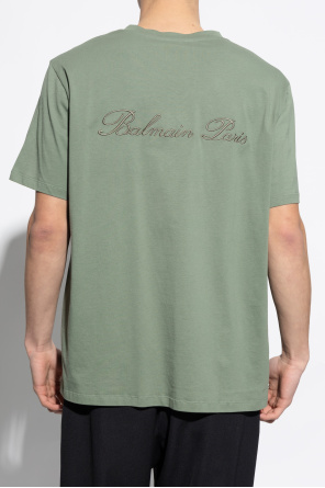 Balmain T-shirt with embroidered logo