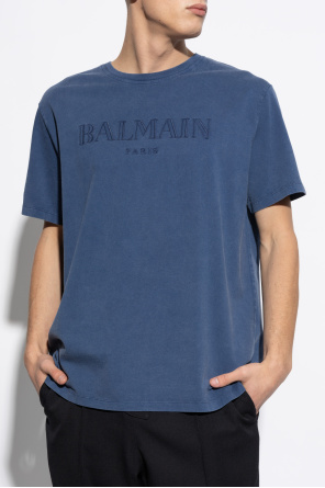 Balmain T-shirt with embroidered logo