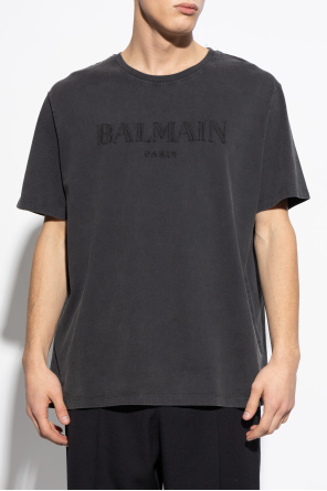 Balmain T-shirt with embroidered logo