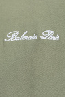 Balmain GREEN Polo with logo