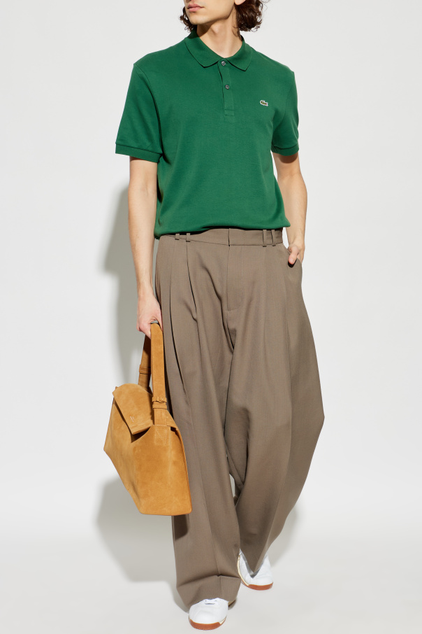 Lacoste Polo con parche con logo