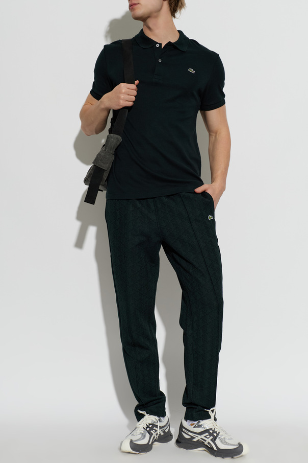 Lacoste Polo mit Logo-Aufnäher