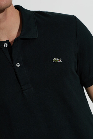 Lacoste Polo mit Logo-Aufnäher