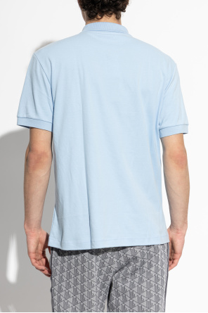 Lacoste Polo con parche con logo
